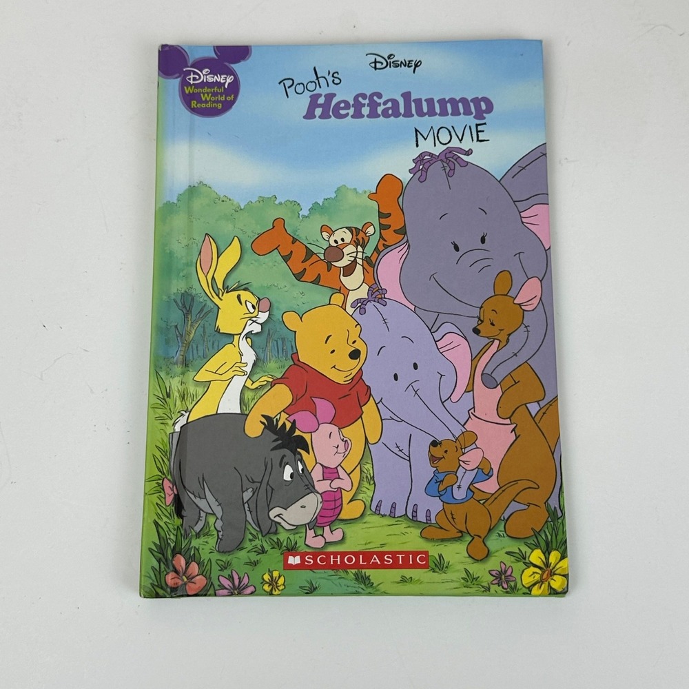 Disney Poohs Heffalump Movie Scholastic Hardcover Book 2005 Winnie the Pooh Kids